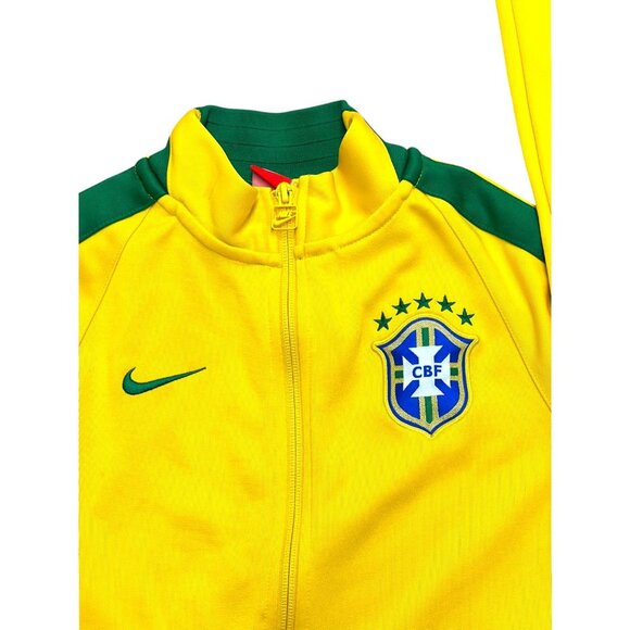 Nike Brazil Yellow & Green Jacket & T-Shirt Combo - Picture 2 of 8